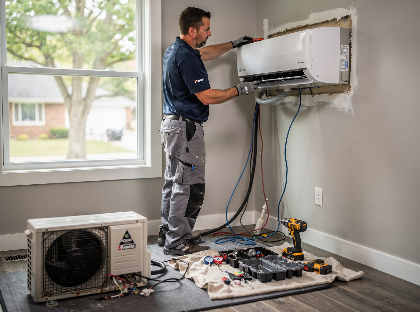 Ductless AC Replacement in Columbus
